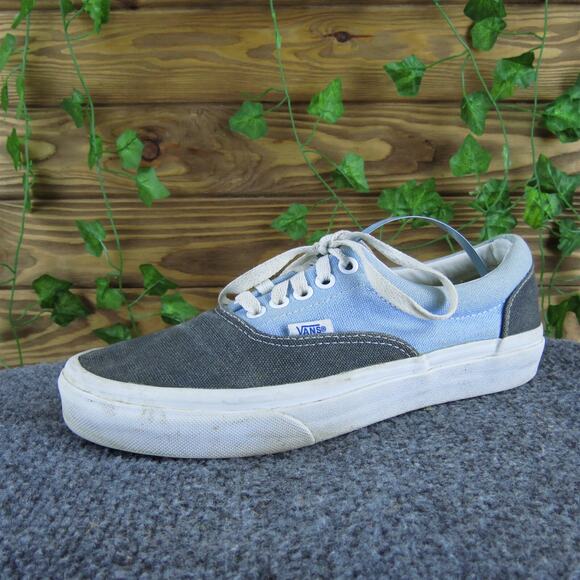 VANS Men's Low Top Sneaker Blue Fabric Size 7 Medium Gently‎ Used 2025 - Picture 1 of 7